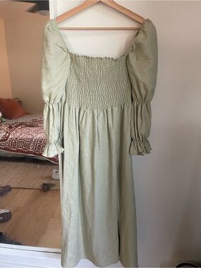 Reformation Hyland Midi Dress - Dried Herb